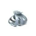 Light gray plastic hair claw clip, large octopus hairpin for secure styling, elegant daily use. - Light Blue