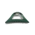Green plastic hair claw clip minimalist geometric hair accessories for daily styling - Green