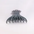Stylish gradient hair claw clip medium dragon bone hair catch for daily stylish hairstyles. - Pink Dark Green Gradient