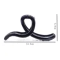 Classic minimalist black hair claw clip, elegant retro design for daily styling, 12.5cm - Streamlined Hair Claw / 12.5cm / Black