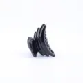 Glossy black hair claw clip, minimalist classic hair accessory for women styling daily wear. - Streamlined Style (Z997) / Black
