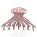 Large plastic hair claw clip pink elegant hair accessories for women daily styling trendy chic design - Glossy Hair Claw(Z1826-L粉13) / 11cm / Pink