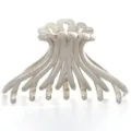Large plastic hair claw clip, stylish off-white hair accessory for women daily wear. - Glossy Hair Claw(Z1826-L白07) / 11cm / Off White