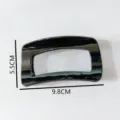 Glossy black large hair claw clip for women, elegant rectangular geometric shark hair clip. - 12cm Glossy Black Claw Clip Z1533-L Black