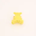 Cute yellow bear hair claw clip, stylish cartoon hair accessory for women and girls daily wear. - 5.4cm / Yellow