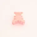 Pink pearlescent bear hair claw clip, cute cartoon hair accessories for women and girls daily wear. - 5.4cm / Pink