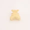 Cute pearlescent bear hair claw clip, sweet style hair accessory for women and girls daily styling. - 5.4cm / Yellow
