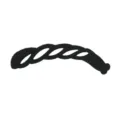 black matte hair claw clip french twist banana clip hair styling tool minimalist design - Banana Clip T1617 / Black