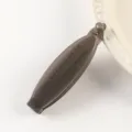 Translucent dark grey banana hair clip minimalist style elegant daily hair accessory chic - Gray
