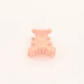 Cute pink bear hair claw clip sweet cartoon hair accessories daily styling pony tail grip - 5.4cm / Pink