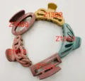 ABS resin hair claw clips colorful geometric fashion hair accessories for women daily use - Yellow