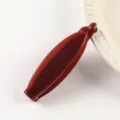 Dark red jelly banana hair clip minimalist retro hairpin elegant fashion hair accessories 1pc - Red