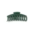Green soft hair claw clip flexible anti collision durable back head hairpin accessories - 11cm Size / Green