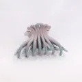 Gradient hair claw clip, unique dragon bone shape, grey and pink design for styling. - Pink Blue Gradient