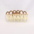 Gradient hair claw clip chic acrylic hollow geometric hairpin summer daily hair accessories - 10.6cm / Brown Gradient
