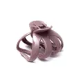 Purple plastic octopus hair claw clip, stylish large claw clamp for daily hair styling. - Pink