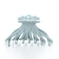 Light blue plastic hair claw for women, elegant daily ponytail holder and stylish simple hair accessory. - 9cm / 9cm Glossy Light Blue Hair Claw