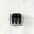 Black hair claw clip small size minimalist design daily hair styling accessory for women. - Glossy Black Hair Claw (Z1989)
