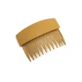 Matte yellow hair comb insert classic design hair styling accessory for daily use. - 6.8cm Matte Brown Comb C57-M Brown 01