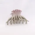 Gradient hair claw clip minimalist fork design shower hair accessory pink and gray style - Pink Gray Gradient