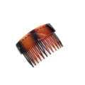 Tortoiseshell Insert Comb Hair Clip for Women Styling Elegant Hair Accessory Brown - 6.8cm Glossy Brown Comb C57-L001/01
