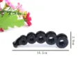 Black plastic banana hair clip vertical hair styling accessory 10.2cm practical tool - Mesh Banana Clip (T1564) / 10.2cm / Black
