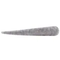 Acryl haarspeld met glitter veren patroon, elegante haaraccessoire voor dames styling. - Wit