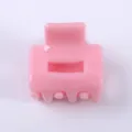Mini molletta per capelli rosa, simpatici accessori in acetato per donne e acconciature. - Rosa