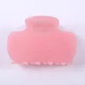Molla per capelli rosa minimalista in acetato accessorio acconciatura donna chic 6.5cm - 6.50cm / Rosa