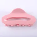 Molla per capelli rosa pinza geometrica vuota in acetato accessorio per capelli da donna stile - Rosa (Colore 7)