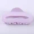 Molla per capelli viola chiaro con semplice design cavo, accessorio elegante per lo styling. - Viola Chiaro (Colore 8)