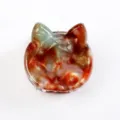 Mini molletta per capelli a orecchio di gatto, artiglio tartarugato vintage per acconciature donna. - Forma Mini Orecchio di Gatto / Tartaruga Retrò