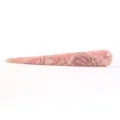 Elegante fermaglio per capelli in acrilico rosa con motivo marmarizzato, accessorio donna chic. - Rosa