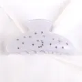 Elegante molletta per capelli in acetato con strass viola, accessorio luminoso e stiloso per donne. - Stella Viola Chiaro