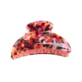 Molla per capelli in PVC con motivi colorati, accessorio per capelli tartaruga multicolore. - Stile Frammenti Misti (F304)