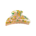 Molle per capelli colorate in resina da donna, elegante accessorio per capelli in acrilico. - Stile Frammenti Colorati (F304)