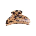 Elegante molletta per capelli tartarugata per donne, accessorio quotidiano con presa forte. - Stile Tartarugato Scuro (F304)