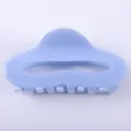 Molla per capelli glitter azzurro chiaro da donna, elegante accessorio in acetato per stile. - Blu Chiaro Brillante