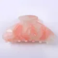 Molletta per capelli marmorizzata rosa da donna, accessorio per capelli minimalista elegante. - Pinza per capelli rosa bianca / 8.5cm / Marmo Rosa Bianco