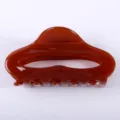 Elegante molletta per capelli in acetato da donna, semplici accessori per capelli quotidiani. - Marrone