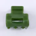 Piccola molletta per capelli verde scuro in acetato, mini artiglio per capelli per donne. - Verde scuro