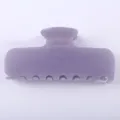 Semplice molletta per capelli lila chiaro 10cm, accessorio elegante per uso quotidiano. - Viola chiaro