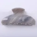 Molletta per capelli in acetato grigio marmo 9.5cm accessorio di styling minimal variante - Molletta per Capelli Semplice / Stile Motivo Marmoreo Grigio Bianco