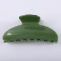 Molla per capelli in acetato verde 9.5cm accessorio di styling minimalista per raccolti - Molletta per Capelli Semplice / Verde