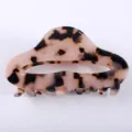 Molla per capelli tartaruga 8.5cm alla moda, elegante accessorio per acconciature da donna. - Tartarugato Classico (Colore 23)
