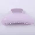 Morsetto per capelli in plastica viola accessorio di styling semplice graziosa molletta - Molletta per Capelli Semplice / Stile Viola Chiaro
