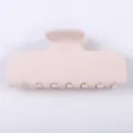 Semplice clip per capelli rosa chiaro minimalista per donne accessori di stile eleganti - Rosa chiaro