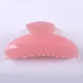 Molla per capelli in acetato rosa 9.5cm accessorio per acconciatura minimalista donna chic - Molletta per Capelli Semplice / Rosa