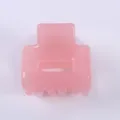 Mini molletta per capelli rosa per donne, grazioso accessorio in acetato per acconciature. - Rosa