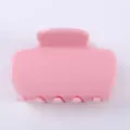 Rosa Haarklammer fuer Damen und Maedchen, schlichtes Kunstharz Haaraccessoire 6.5cm - 6.50cm / Rosa